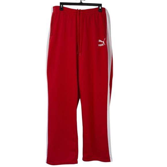 PUMA Men's T7 Track Suit Red and White Size XL - Picture 11 of 14